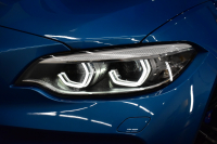 BMW Mシリーズ M2 6速MT LCI後期 ﾋｰﾀｰ付黒革 ｱﾀﾞﾌﾟﾃｨﾌﾞﾍｷｻｺﾞﾅﾙLEDﾍｯﾄﾞﾗｲﾄ&ﾃｰﾙ  ﾀｯﾁﾊﾟﾈﾙHDDﾅﾋﾞ Bｶﾒﾗ Scan-Speak社製ｽﾋﾟｰｶｰ/Studie Sound System 19AW 車線逸脱&歩行者警告 衝突軽減 ｶｰﾎﾞﾝｲﾝﾃﾘｱ  ﾌﾞﾗｯｸｸﾞﾘﾙ iｽﾄｯﾌﾟ ｽﾏｰﾄｷｰ 2年保証