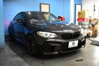 BMW Mシリーズ M2 MDCT 7速DCT  ﾋｰﾀｰ付黒革 LEDﾘﾝｸﾞｷｾﾉﾝﾍｯﾄﾞﾗｲﾄ ﾀｯﾁﾊﾟｯﾄﾞHDDﾅﾋﾞ 19AW  車線逸脱&歩行者警告 衝突軽減ﾌﾞﾚｰｷ ｶｰﾎﾞﾝｲﾝﾃﾘｱ Bｶﾒﾗ iｽﾄｯﾌﾟ ｽﾏｰﾄｷｰ 2年保証