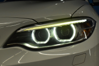 BMW 2シリーズ M235i 8速AT 直6ﾀｰﾎﾞ 326馬力 ｻﾝﾙｰﾌ ﾋｰﾀｰ付黒革 社外ﾌﾙｾｸﾞ ﾀｯﾁﾊﾟｯﾄﾞ式iﾄﾞﾗｲﾌﾞHDDﾅﾋﾞBｶﾒﾗ ｱﾀﾞﾌﾟﾃｨﾌﾞMｻｽ 大型ﾌﾞﾚｰｷｼｽﾃﾑ 車線逸脱&歩行者警告 衝突軽減ﾌﾞﾚｰｷ 2年保証