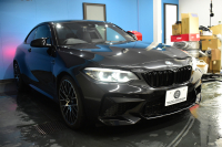 BMW Mシリーズ M2 ｺﾝﾍﾟﾃｨｼｮﾝ MDCT 7速DCT LCI後期 ｺﾝﾍﾟﾃｨｼｮﾝ専用410馬力ｴﾝｼﾞﾝ ﾍｷｻｺﾞﾅﾙLEDﾍｯﾄﾞﾗｲﾄ&ﾃｰﾙ ﾋｰﾀｰ付黒革 ﾀｯﾁﾊﾟﾈﾙHDDﾅﾋﾞBｶﾒﾗ 19AW 衝突軽減B ｶｰﾎﾞﾝｲﾝﾃﾘｱ Mｼｰﾄﾍﾞﾙﾄ 2年保証