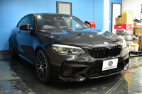 BMW Mシリーズ M2 ｺﾝﾍﾟﾃｨｼｮﾝ MDCT 7速DCT LCI後期 ｺﾝﾍﾟﾃｨｼｮﾝ専用410馬力ｴﾝｼﾞﾝ ﾍｷｻｺﾞﾅﾙLEDﾍｯﾄﾞﾗｲﾄ&ﾃｰﾙ ﾋｰﾀｰ付黒革 ﾀｯﾁﾊﾟﾈﾙHDDﾅﾋﾞBｶﾒﾗ 19AW 衝突軽減B ｶｰﾎﾞﾝｲﾝﾃﾘｱ Mｼｰﾄﾍﾞﾙﾄ 2年保証