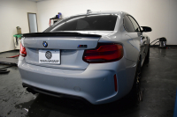 BMW Mシリーズ M2 ｺﾝﾍﾟﾃｨｼｮﾝ 6速MT LCI後期 ｺﾝﾍﾟﾃｨｼｮﾝ専用410馬力ｴﾝｼﾞﾝ LEDﾍｯﾄﾞﾗｲﾄ&ﾃｰﾙ OHLINS車高調 ﾋｰﾀｰ付黒革 ﾀｯﾁﾊﾟﾈﾙHDDﾅﾋﾞBｶﾒﾗ 専用19AW 車線逸脱&歩行者警告 衝突軽減B ｶｰﾎﾞﾝｲﾝﾃﾘｱ Mｼｰﾄﾍﾞﾙﾄ  2年保証