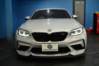 BMW Mシリーズ M2 ｺﾝﾍﾟﾃｨｼｮﾝ 6速MT LCI後期 ｺﾝﾍﾟﾃｨｼｮﾝ専用410馬力ｴﾝｼﾞﾝ LEDﾍｯﾄﾞﾗｲﾄ&ﾃｰﾙ OHLINS車高調 ﾋｰﾀｰ付黒革 ﾀｯﾁﾊﾟﾈﾙHDDﾅﾋﾞBｶﾒﾗ 専用19AW 車線逸脱&歩行者警告 衝突軽減B ｶｰﾎﾞﾝｲﾝﾃﾘｱ Mｼｰﾄﾍﾞﾙﾄ  2年保証