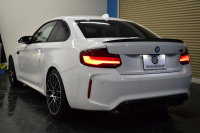 BMW Mシリーズ M2 ｺﾝﾍﾟﾃｨｼｮﾝ MDCT 7速DCT LCI後期  ﾊｰﾏﾝｶｰﾄﾞﾝ 専用410馬力ｴﾝｼﾞﾝ LEDﾍｯﾄﾞﾗｲﾄ&ﾃｰﾙ ﾋｰﾀｰ付黒革 ﾀｯﾁﾊﾟﾈﾙHDDﾅﾋﾞBｶﾒﾗ 19AW 衝突軽減B 車線逸脱＆歩行者警告 ｶｰﾎﾞﾝｲﾝﾃﾘｱ Mｼｰﾄﾍﾞﾙﾄ 2年保証