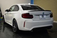 BMW Mシリーズ M2 ｺﾝﾍﾟﾃｨｼｮﾝ MDCT 7速DCT LCI後期  ﾊｰﾏﾝｶｰﾄﾞﾝ 専用410馬力ｴﾝｼﾞﾝ LEDﾍｯﾄﾞﾗｲﾄ&ﾃｰﾙ ﾋｰﾀｰ付黒革 ﾀｯﾁﾊﾟﾈﾙHDDﾅﾋﾞBｶﾒﾗ 19AW 衝突軽減B 車線逸脱＆歩行者警告 ｶｰﾎﾞﾝｲﾝﾃﾘｱ Mｼｰﾄﾍﾞﾙﾄ 2年保証