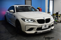 BMW Mシリーズ M2 MDCT 7速DCT LCI後期 ｾﾚｸﾄP ｻﾝﾙｰﾌ ﾊｰﾏﾝｶｰﾄﾞﾝ ﾌﾙｾｸﾞTV ﾋｰﾀｰ付黒革 LEDﾍｯﾄﾞﾗｲﾄ&ﾃｰﾙ ﾀｯﾁﾊﾟﾈﾙHDDﾅﾋﾞ Bｶﾒﾗ ﾘｱPDC 19AW 車線逸脱&歩行者警告 衝突軽減ﾌﾞﾚｰｷ ｶｰﾎﾞﾝｲﾝﾃﾘｱ 2年保証