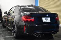 BMW Mシリーズ M2ｸｰﾍﾟ MDCT 7速DCT harman/kardon ﾋｰﾀｰ付黒革 LEDﾘﾝｸﾞｷｾﾉﾝﾍｯﾄﾞﾗｲﾄ ﾀｯﾁﾊﾟｯﾄﾞHDDﾅﾋﾞ 19AW  車線逸脱&歩行者警告 衝突軽減ﾌﾞﾚｰｷ ｶｰﾎﾞﾝｲﾝﾃﾘｱ Bｶﾒﾗ iｽﾄｯﾌﾟ ｽﾏｰﾄｷｰ 2年保証