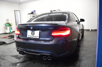 BMW Mシリーズ M2 MDCT 7速DCT LCI後期 ﾋｰﾀｰ付黒革 ﾍｷｻｺﾞﾅﾙLEDﾍｯﾄﾞﾗｲﾄ&ﾃｰﾙ harman/kardon ﾀｯﾁﾊﾟﾈﾙHDDﾅﾋﾞ Bｶﾒﾗ ﾘｱPDC 19AW 車線逸脱&歩行者警告 衝突軽減ﾌﾞﾚｰｷ ｶｰﾎﾞﾝｲﾝﾃﾘｱ ｱｲﾊﾞｯﾊﾀﾞｳﾝｻｽ 2年保証