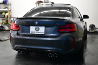 BMW Mシリーズ M2 ｸｰﾍﾟ MDCT 7速DCT LCI後期 ｾﾚｸﾄ&MﾄﾞﾗｲﾊﾞｰｽﾞP ｻﾝR 最高速270㎞/h Mﾊﾟﾌｫｽﾃｱﾘﾝｸﾞ ﾍｷｻｺﾞﾅﾙLEDﾍｯﾄﾞﾗｲﾄ&ﾃｰﾙ ﾋｰﾀｰ付黒革 harman/kardon ﾀｯﾁﾊﾟﾈﾙHDDﾅﾋﾞBｶﾒﾗ 19AW 車線逸脱&歩行者警告 衝突軽減ﾌﾞﾚｰｷ ｶｰﾎﾞﾝｲﾝﾃﾘｱ  2年保証