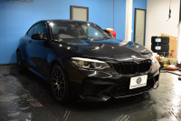 BMW Mシリーズ M2 ｺﾝﾍﾟﾃｨｼｮﾝ MDCT 7速DCT 型式変更後｢2U7230｣ 1ｵｰﾅｰ ﾊｰﾏﾝｶｰﾄﾞﾝ 専用410馬力ｴﾝｼﾞﾝ LEDﾍｯﾄﾞﾗｲﾄ&ﾃｰﾙ ﾋｰﾀｰ付黒革 ﾀｯﾁﾊﾟﾈﾙHDDﾅﾋﾞBｶﾒﾗ 19AW 衝突軽減B 車線逸脱＆歩行者警告 Mｼｰﾄﾍﾞﾙﾄ 2年保証