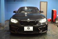 BMW Mシリーズ M2 ｺﾝﾍﾟﾃｨｼｮﾝ MDCT 7速DCT 型式変更後｢2U7230｣ 1ｵｰﾅｰ ﾊｰﾏﾝｶｰﾄﾞﾝ 専用410馬力ｴﾝｼﾞﾝ LEDﾍｯﾄﾞﾗｲﾄ&ﾃｰﾙ ﾋｰﾀｰ付黒革 ﾀｯﾁﾊﾟﾈﾙHDDﾅﾋﾞBｶﾒﾗ 19AW 衝突軽減B 車線逸脱＆歩行者警告 Mｼｰﾄﾍﾞﾙﾄ 2年保証