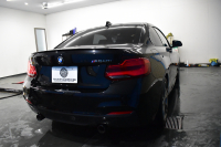 BMW 2シリーズ M240i LCI後期 直6ﾀｰﾎﾞ 340馬力 LEDﾍｯﾄﾞﾗｲﾄ 追従ACC ﾋｰﾀｰ付黒革 ﾀｯﾁﾊﾟﾈﾙiﾄﾞﾗｲﾌﾞHDDﾅﾋﾞ Bｶﾒﾗ 前後PDC 可変Mｻｽ 大型ﾌﾞﾚｰｷｼｽﾃﾑ 車線逸脱&歩行者警告 衝突軽減ﾌﾞﾚｰｷ 18AW ﾊﾟﾄﾞﾙｼﾌﾄ 2年保証