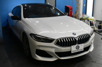 BMW 8シリーズ 840i ｸﾞﾗﾝｸｰﾍﾟ Mｽﾎﾟｰﾂ ﾊﾟﾉﾗﾏｶﾞﾗｽｻﾝﾙｰﾌ ﾚｰｻﾞｰLED ACC HUD  全席ﾋｰﾀｰ付茶＆黒革 前席ﾍﾞﾝﾁﾚｰｼｮﾝ ﾊｰﾏﾝｶｰﾄﾞﾝ ｲﾝﾃﾘｾｰﾌ ﾗｲﾌﾞｺｯｸﾋﾟｯﾄ ｼﾞｪｽﾁｬｰC対応ﾀｯﾁﾊﾟﾈﾙﾅﾋﾞ3Dﾋﾞｭｰ 2年保証