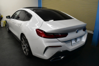 BMW 8シリーズ 840i ｸﾞﾗﾝｸｰﾍﾟ Mｽﾎﾟｰﾂ ﾊﾟﾉﾗﾏｶﾞﾗｽｻﾝﾙｰﾌ ﾚｰｻﾞｰLED ACC HUD  全席ﾋｰﾀｰ付茶＆黒革 前席ﾍﾞﾝﾁﾚｰｼｮﾝ ﾊｰﾏﾝｶｰﾄﾞﾝ ｲﾝﾃﾘｾｰﾌ ﾗｲﾌﾞｺｯｸﾋﾟｯﾄ ｼﾞｪｽﾁｬｰC対応ﾀｯﾁﾊﾟﾈﾙﾅﾋﾞ3Dﾋﾞｭｰ 2年保証