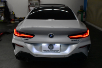 BMW 8シリーズ 840d Xﾄﾞﾗｲﾌﾞ ｸﾞﾗﾝｸｰﾍﾟ Mｽﾎﾟｰﾂ 4WD MﾃｸﾆｯｸｽﾎﾟｰﾂP ﾊﾟﾉﾗﾏｶﾞﾗｽｻﾝﾙｰﾌ ﾚｰｻﾞｰLED ACC HUD 全席ﾋｰﾀｰ付赤＆黒革 前席ﾍﾞﾝﾁﾚｰｼｮﾝ 20AW ﾊｰﾏﾝｶｰﾄﾞﾝ ｲﾝﾃﾘｾｰﾌ ﾗｲﾌﾞｺｯｸﾋﾟｯﾄ ｼﾞｪｽﾁｬｰC対応ﾀｯﾁﾊﾟﾈﾙﾅﾋﾞ3Dﾋﾞｭｰ 2年保証