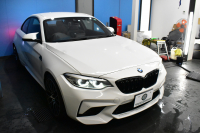 BMW Mシリーズ M2 ｺﾝﾍﾟﾃｨｼｮﾝ MDCT 7速DCT LCI後期  ﾊｰﾏﾝｶｰﾄﾞﾝ 専用410馬力ｴﾝｼﾞﾝ LEDﾍｯﾄﾞﾗｲﾄ&ﾃｰﾙ ﾋｰﾀｰ付黒革 ﾀｯﾁﾊﾟﾈﾙHDDﾅﾋﾞBｶﾒﾗ 19AW 衝突軽減ﾌﾞﾚｰｷ 車線逸脱＆歩行者警告  Mｼｰﾄﾍﾞﾙﾄ 2年保証