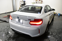 BMW Mシリーズ M2 ｺﾝﾍﾟﾃｨｼｮﾝ MDCT 7速DCT LCI後期  ﾊｰﾏﾝｶｰﾄﾞﾝ 専用410馬力ｴﾝｼﾞﾝ LEDﾍｯﾄﾞﾗｲﾄ&ﾃｰﾙ ﾋｰﾀｰ付黒革 ﾀｯﾁﾊﾟﾈﾙHDDﾅﾋﾞBｶﾒﾗ 19AW 衝突軽減ﾌﾞﾚｰｷ 車線逸脱＆歩行者警告  Mｼｰﾄﾍﾞﾙﾄ 2年保証