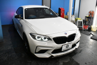 BMW Mシリーズ M2 ｺﾝﾍﾟﾃｨｼｮﾝ MDCT 7速DCT LCI後期  ﾊｰﾏﾝｶｰﾄﾞﾝ 専用410馬力ｴﾝｼﾞﾝ LEDﾍｯﾄﾞﾗｲﾄ&ﾃｰﾙ ﾋｰﾀｰ付黒革 ｱｲﾊﾞｯﾊﾀﾞｳﾝｻｽ ｶｰﾎﾞﾝFﾘｯﾌﾟ&ﾄﾗﾝｸｽﾎﾟｲﾗｰ&Rﾃﾞｨﾌｭｰｻﾞｰ ﾀｯﾁﾊﾟﾈﾙHDDﾅﾋﾞBｶﾒﾗ 19AW 衝突軽減B 車線逸脱＆歩行者警告 Mｼｰﾄﾍﾞﾙﾄ 2年保証