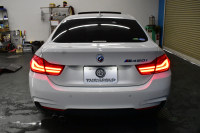 BMW 4シリーズ 420iｸﾞﾗﾝｸｰﾍﾟ Mｽﾎﾟｰﾂ LCI後期 ｻﾝﾙｰﾌ ﾋｰﾀｰ付赤革 追従ACC ﾍｷｻｺﾞﾅﾙLEDﾍｯﾄﾞﾗｲﾄ 19AW 車線変更&逸脱&歩行者警告 衝突軽減ﾌﾞﾚｰｷ  ﾀｯﾁﾊﾟﾈﾙ付iﾄﾞﾗｲﾌﾞHDDﾅﾋﾞﾌﾙｾｸﾞTV Bｶﾒﾗ 前後PDC ﾊﾟﾄﾞﾙｼﾌﾄ 電動ﾘｱｹﾞｰﾄ ｽﾏｰﾄｷｰ 2年保証