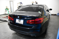 BMW 5シリーズ 530i Mｽﾎﾟｰﾂ 型式変更後ﾓﾃﾞﾙ「JR20」 高出力ﾓﾃﾞﾙ ﾊｲﾗｲﾝP 全席ﾋｰﾀｰ付黒革 HUD LEDﾍｯﾄﾞﾗｲﾄ 追従ACC Mｽﾎﾟｰﾂﾌﾞﾚｰｷ 19AW 全面液晶ﾒｰﾀｰ 車線変更警告 ﾀｯﾁﾊﾟﾈﾙ対応iﾄﾞﾗｲﾌﾞHDDﾅﾋﾞ全周囲ｶﾒﾗ 3Dﾋﾞｭｰ ﾌﾙｾｸﾞ Pｱｼｽﾄﾌﾟﾗｽ 電動ﾄﾗﾝｸ 2年保証