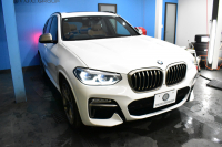 BMW X3 M40d ｾﾚｸﾄ&ﾊｲﾗｲﾝP 326馬力 ﾊﾟﾉﾗﾏｻﾝﾙｰﾌ 全席ﾋｰﾀｰ付茶革 ﾊｰﾏﾝｶｰﾄﾞﾝ 21AW 追従ACC HUD ｽﾃｱﾘﾝｸﾞｻﾎﾟｰﾄ ﾀｯﾁﾊﾟﾈﾙﾅﾋﾞ ﾌﾙｾｸﾞ 全周囲ｶﾒﾗ3Dﾋﾞｭｰ LEDﾍｯﾄﾞﾗｲﾄ 電動Rｹﾞｰﾄ ﾜｲﾔﾚｽ充電 液晶ﾒｰﾀｰ 2年保証