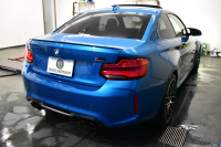 BMW Mシリーズ M2 ｺﾝﾍﾟﾃｨｼｮﾝ MDCT 7速DCT LCI後期  ｻﾝﾙｰﾌ ﾊｰﾏﾝｶｰﾄﾞﾝ 専用410馬力ｴﾝｼﾞﾝ LEDﾍｯﾄﾞﾗｲﾄ&ﾃｰﾙ ﾋｰﾀｰ付黒革 ﾀｯﾁﾊﾟﾈﾙHDDﾅﾋﾞBｶﾒﾗ 19AW 衝突軽減ﾌﾞﾚｰｷ 車線逸脱＆歩行者警告  Mｼｰﾄﾍﾞﾙﾄ 2年保証