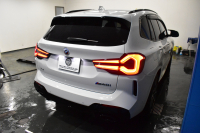 BMW X3 M40i LCI後期 変更後ﾃﾞｻﾞｲﾝLEDﾍｯﾄﾞﾗｲﾄ&ﾃｰﾙ 全席ﾋｰﾀｰ付ﾌﾞﾗｯｸﾚｻﾞｰ 可変Mｻｽ 20AW Mｽﾎﾟｰﾂﾌﾞﾚｰｷ&ﾃﾞﾌ 追従ACC HUD ｽﾃｱﾘﾝｸﾞｻﾎﾟｰﾄ ﾗｲﾌﾞｺｸﾋﾟｯﾄ ﾀｯﾁﾊﾟﾈﾙﾅﾋﾞﾌﾙｾｸﾞ全周囲ｶﾒﾗ3Dﾋﾞｭｰ 電動Rｹﾞｰﾄ 2年保証