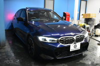 BMW 3シリーズ M340i Xﾄﾞﾗｲﾌﾞ LCI後期 新車保証R9月1月迄 1ｵｰﾅｰ individualﾀﾝｻﾞﾅｲﾄﾌﾞﾙｰ外装  ｻﾝﾙｰﾌ ﾋｰﾀｰ付黒ﾒﾘﾉ革 ｽﾃｱﾘﾝｸﾞﾋｰﾀｰ  ｶｰﾌﾞﾄﾞﾃﾞｨｽﾌﾟﾚｲ ACC HUD 可変Mｻｽ 19AW Mｽﾎﾟｰﾂﾌﾞﾚｰｷ&ﾃﾞﾌ ﾀｯﾁﾊﾟﾈﾙﾅﾋﾞ全周囲ｶﾒﾗ ﾊｰﾏﾝｶｰﾄﾞﾝ 2年保証