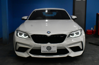 BMW Mシリーズ M2 ｺﾝﾍﾟﾃｨｼｮﾝ MDCT 7速DCT LCI後期  ﾊｰﾏﾝｶｰﾄﾞﾝ 専用410馬力ｴﾝｼﾞﾝ LEDﾍｯﾄﾞﾗｲﾄ&ﾃｰﾙ ﾋｰﾀｰ付黒革 ﾀｯﾁﾊﾟﾈﾙHDDﾅﾋﾞBｶﾒﾗ 19AW 衝突軽減ﾌﾞﾚｰｷ 車線逸脱＆歩行者警告  Mｼｰﾄﾍﾞﾙﾄ 2年保証