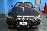 BMW 4シリーズ M440i xDriveｶﾌﾞﾘｵﾚ 4WD 1ｵｰﾅｰ ｺﾝﾌｫｰﾄP ﾋｰﾀｰ付赤革 ｴｱｶﾗｰ ﾚｰｻﾞｰLEDﾍｯﾄﾞﾗｲﾄ ACC HUD Mｽﾎﾟｰﾂﾃﾞﾌ&ﾌﾞﾚｰｷ 可変Mｻｽ ﾗｲﾌﾞｺｯｸﾋﾟｯﾄﾀｯﾁﾊﾟﾈﾙﾅﾋﾞ全周囲ｶﾒﾗ Apple Car Play ﾌﾙｾｸﾞ harman/kardon 19AW ﾋﾟｱﾉﾌﾞﾗｯｸｲﾝﾃﾘｱ 2年保証