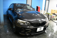 BMW Mシリーズ M2 ｺﾝﾍﾟﾃｨｼｮﾝ MDCT 7速DCT LCI後期  ﾊｰﾏﾝｶｰﾄﾞﾝ 専用410馬力ｴﾝｼﾞﾝ LEDﾍｯﾄﾞﾗｲﾄ&ﾃｰﾙ ﾋｰﾀｰ付黒革 ﾀｯﾁﾊﾟﾈﾙHDDﾅﾋﾞBｶﾒﾗ 19AW 衝突軽減ﾌﾞﾚｰｷ 車線逸脱＆歩行者警告  Mｼｰﾄﾍﾞﾙﾄ 2年保証