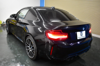 BMW Mシリーズ M2 ｺﾝﾍﾟﾃｨｼｮﾝ MDCT 7速DCT LCI後期  ﾊｰﾏﾝｶｰﾄﾞﾝ 専用410馬力ｴﾝｼﾞﾝ LEDﾍｯﾄﾞﾗｲﾄ&ﾃｰﾙ ﾋｰﾀｰ付黒革 ﾀｯﾁﾊﾟﾈﾙHDDﾅﾋﾞBｶﾒﾗ 19AW 衝突軽減ﾌﾞﾚｰｷ 車線逸脱＆歩行者警告  Mｼｰﾄﾍﾞﾙﾄ 2年保証