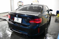 BMW Mシリーズ M2 ｺﾝﾍﾟﾃｨｼｮﾝ MDCT 7速DCT LCI後期  ﾊｰﾏﾝｶｰﾄﾞﾝ 専用410馬力ｴﾝｼﾞﾝ LEDﾍｯﾄﾞﾗｲﾄ&ﾃｰﾙ ﾋｰﾀｰ付黒革 ﾀｯﾁﾊﾟﾈﾙHDDﾅﾋﾞBｶﾒﾗ 19AW 衝突軽減ﾌﾞﾚｰｷ 車線逸脱＆歩行者警告  Mｼｰﾄﾍﾞﾙﾄ 2年保証