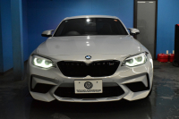 BMW Mシリーズ M2 ｺﾝﾍﾟﾃｨｼｮﾝ MDCT 7速DCT LCI後期  ﾊｰﾏﾝｶｰﾄﾞﾝ 社外ﾌﾙｾｸﾞTV 専用410馬力ｴﾝｼﾞﾝ LEDﾍｯﾄﾞﾗｲﾄ&ﾃｰﾙ ﾋｰﾀｰ付黒革 ﾀｯﾁﾊﾟﾈﾙHDDﾅﾋﾞBｶﾒﾗ 19AW 衝突軽減ﾌﾞﾚｰｷ 車線逸脱＆歩行者警告  Mｼｰﾄﾍﾞﾙﾄ ｶｰﾎﾞﾝｲﾝﾃﾘｱ 2年保証