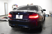 BMW Mシリーズ M2 ｺﾝﾍﾟﾃｨｼｮﾝ MDCT 7速DCT LCI後期  ﾊｰﾏﾝｶｰﾄﾞﾝ 専用410馬力ｴﾝｼﾞﾝ LEDﾍｯﾄﾞﾗｲﾄ&ﾃｰﾙ ﾋｰﾀｰ付黒革 ｶｰﾎﾞﾝﾘﾔﾃﾞｨﾌｭｰｻﾞｰ ﾀｯﾁﾊﾟﾈﾙHDDﾅﾋﾞBｶﾒﾗ 19AW 衝突軽減ﾌﾞﾚｰｷ 車線逸脱＆歩行者警告  Mｼｰﾄﾍﾞﾙﾄ 2年保証