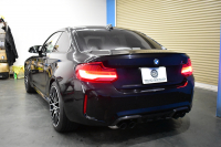 BMW Mシリーズ M2 ｺﾝﾍﾟﾃｨｼｮﾝ MDCT 7速DCT LCI後期  ﾊｰﾏﾝｶｰﾄﾞﾝ 専用410馬力ｴﾝｼﾞﾝ LEDﾍｯﾄﾞﾗｲﾄ&ﾃｰﾙ ﾋｰﾀｰ付黒革 ｶｰﾎﾞﾝﾘﾔﾃﾞｨﾌｭｰｻﾞｰ ﾀｯﾁﾊﾟﾈﾙHDDﾅﾋﾞBｶﾒﾗ 19AW 衝突軽減ﾌﾞﾚｰｷ 車線逸脱＆歩行者警告  Mｼｰﾄﾍﾞﾙﾄ 2年保証