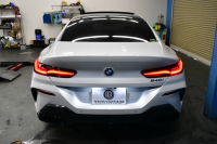 BMW 8シリーズ 840i ｸﾞﾗﾝｸｰﾍﾟ Mｽﾎﾟｰﾂ ﾊﾟﾉﾗﾏｶﾞﾗｽｻﾝR MﾃｸﾆｯｸｽﾎﾟｰﾂP 20AW Mｽﾎﾟｰﾂﾌﾞﾚｰｷ&ﾃﾞﾌ &ｼｰﾄﾍﾞﾙﾄ  ﾚｰｻﾞｰLED ACC HUD  全席ﾋｰﾀｰ付黒革 前席ﾍﾞﾝﾁﾚｰｼｮﾝ ﾊｰﾏﾝｶｰﾄﾞﾝ ﾋﾟｱﾉﾌﾞﾗｯｸｲﾝﾃﾘｱ ﾗｲﾌﾞｺｯｸﾋﾟｯﾄ ｼﾞｪｽﾁｬｰC対応 2年保証