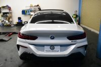 BMW 8シリーズ 840i ｸﾞﾗﾝｸｰﾍﾟ Mｽﾎﾟｰﾂ ﾊﾟﾉﾗﾏｶﾞﾗｽｻﾝR MﾃｸﾆｯｸｽﾎﾟｰﾂP 20AW Mｽﾎﾟｰﾂﾌﾞﾚｰｷ&ﾃﾞﾌ &ｼｰﾄﾍﾞﾙﾄ  ﾚｰｻﾞｰLED ACC HUD  全席ﾋｰﾀｰ付黒革 前席ﾍﾞﾝﾁﾚｰｼｮﾝ ﾊｰﾏﾝｶｰﾄﾞﾝ ﾋﾟｱﾉﾌﾞﾗｯｸｲﾝﾃﾘｱ ﾗｲﾌﾞｺｯｸﾋﾟｯﾄ ｼﾞｪｽﾁｬｰC対応 2年保証