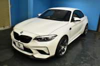 BMW Mシリーズ M2 ｺﾝﾍﾟﾃｨｼｮﾝ LCI後期 6MT 専用410馬力ｴﾝｼﾞﾝ LEDﾍｯﾄﾞﾗｲﾄ&ﾃｰﾙ ﾋｰﾀｰ付黒革 ﾀｯﾁﾊﾟﾈﾙHDDﾅﾋﾞBｶﾒﾗ IDING POWER19AW&ﾌﾞﾚｰｷﾛｰﾀｰ 社外ﾘｯﾌﾟ&ﾄﾗﾝｸｽﾎﾟｲﾗｰ Mｽﾎﾟｰﾂﾌﾞﾚｰｷ 衝突軽減ﾌﾞﾚｰｷ 車線逸脱＆歩行者警告 Mｼｰﾄﾍﾞﾙﾄ 2年保証