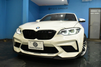 BMW Mシリーズ M2 ｺﾝﾍﾟﾃｨｼｮﾝ LCI後期 6MT 専用410馬力ｴﾝｼﾞﾝ LEDﾍｯﾄﾞﾗｲﾄ&ﾃｰﾙ ﾋｰﾀｰ付黒革 ﾀｯﾁﾊﾟﾈﾙHDDﾅﾋﾞBｶﾒﾗ IDING POWER19AW&ﾌﾞﾚｰｷﾛｰﾀｰ 社外ﾘｯﾌﾟ&ﾄﾗﾝｸｽﾎﾟｲﾗｰ Mｽﾎﾟｰﾂﾌﾞﾚｰｷ 衝突軽減ﾌﾞﾚｰｷ 車線逸脱＆歩行者警告 Mｼｰﾄﾍﾞﾙﾄ 2年保証