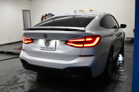 BMW 6シリーズ 630iｸﾞﾗﾝﾂｰﾘｽﾓ Mｽﾎﾟｰﾂ 全席ﾋｰﾀｰ付ﾌﾞﾗｯｸﾚｻﾞｰ 有償ｶﾗｰ｢ﾐﾈﾗﾙﾎﾜｲﾄ･ﾊﾟｰﾙ｣ ｱﾀﾞﾌﾟﾃｨﾌﾞLEDﾍｯﾄﾞﾗｲﾄ 追従ACC HUD Mｽﾎﾟｰﾂﾌﾞﾚｰｷ 19AW 衝突軽減B 車線変更&逸脱&歩行者警告 全周囲ｶﾒﾗ3Dﾋﾞｭｰ 電動Rｹﾞｰﾄ 2年保証
