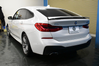 BMW 6シリーズ 630iｸﾞﾗﾝﾂｰﾘｽﾓ Mｽﾎﾟｰﾂ 全席ﾋｰﾀｰ付ﾌﾞﾗｯｸﾚｻﾞｰ 有償ｶﾗｰ｢ﾐﾈﾗﾙﾎﾜｲﾄ･ﾊﾟｰﾙ｣ ｱﾀﾞﾌﾟﾃｨﾌﾞLEDﾍｯﾄﾞﾗｲﾄ 追従ACC HUD Mｽﾎﾟｰﾂﾌﾞﾚｰｷ 19AW 衝突軽減B 車線変更&逸脱&歩行者警告 全周囲ｶﾒﾗ3Dﾋﾞｭｰ 電動Rｹﾞｰﾄ 2年保証