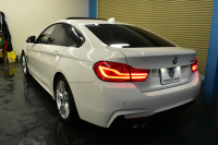BMW 4シリーズ 420iｸﾞﾗﾝｸｰﾍﾟ Mｽﾎﾟｰﾂ LCI後期 ﾋｰﾀｰ付茶革 追従ACC 液晶ﾒｰﾀｰ ﾍｷｻｺﾞﾅﾙLEDﾍｯﾄﾞﾗｲﾄ&ﾃｰﾙ ﾌﾞﾗｯｸｷﾄﾞﾆｰｸﾞﾘﾙ 車線変更&逸脱&歩行者警告 衝突軽減B ﾀｯﾁﾊﾟﾈﾙ付iﾄﾞﾗｲﾌﾞHDDﾅﾋﾞBｶﾒﾗ 電動ﾘｱｹﾞｰﾄ 18AW 2年保証