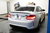 BMW Mシリーズ M2 ｺﾝﾍﾟﾃｨｼｮﾝ MDCT 7速DCT LCI後期  ﾊｰﾏﾝｶｰﾄﾞﾝ 専用410馬力ｴﾝｼﾞﾝ LEDﾍｯﾄﾞﾗｲﾄ&ﾃｰﾙ ﾋｰﾀｰ付黒革 AKRAPOVICﾏﾌﾗｰ ｶｰﾎﾞﾝﾌﾛﾝﾄｽﾎﾟｲﾗｰ ｶｰﾎﾞﾝﾘﾔﾃﾞｨﾌｭｰｻﾞｰ ﾀｯﾁﾊﾟﾈﾙHDDﾅﾋﾞBｶﾒﾗ 19AW 衝突軽減ﾌﾞﾚｰｷ 車線逸脱＆歩行者警告 2年保証