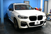 BMW X3 M40d 4WD ｾﾚｸﾄ&ﾊｲﾗｲﾝP 326馬力 ﾊﾟﾉﾗﾏｻﾝR Individualｴｸｽﾃﾝﾄﾞﾚｻﾞｰﾒﾘﾉ全席ﾋｰﾀｰ付赤黒革 ﾊｰﾏﾝｶｰﾄﾞﾝ 21AW 追従ACC HUD Mｽﾎﾟｰﾂﾌﾞﾚｰｷ&ﾃﾞﾌ ﾀｯﾁﾊﾟﾈﾙﾅﾋﾞ ﾌﾙｾｸﾞ 全周囲ｶﾒﾗ3Dﾋﾞｭｰ ｱﾀﾞﾌﾟﾃｨﾌﾞLEDﾍｯﾄﾞﾗｲﾄ 2年保証