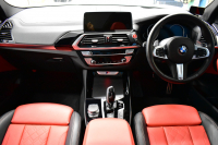 BMW X3 M40d 4WD ｾﾚｸﾄ&ﾊｲﾗｲﾝP 326馬力 ﾊﾟﾉﾗﾏｻﾝR Individualｴｸｽﾃﾝﾄﾞﾚｻﾞｰﾒﾘﾉ全席ﾋｰﾀｰ付赤黒革 ﾊｰﾏﾝｶｰﾄﾞﾝ 21AW 追従ACC HUD Mｽﾎﾟｰﾂﾌﾞﾚｰｷ&ﾃﾞﾌ ﾀｯﾁﾊﾟﾈﾙﾅﾋﾞ ﾌﾙｾｸﾞ 全周囲ｶﾒﾗ3Dﾋﾞｭｰ ｱﾀﾞﾌﾟﾃｨﾌﾞLEDﾍｯﾄﾞﾗｲﾄ 2年保証