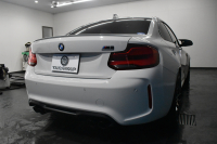 BMW Mシリーズ M2 ｺﾝﾍﾟﾃｨｼｮﾝ MDCT 7速DCT LCI後期 専用410馬力(S55B30A ) ﾋｰﾀｰ付黒革 ｱﾀﾞﾌﾟﾃｨﾌﾞﾍｷｻｺﾞﾅﾙLEDﾍｯﾄﾞﾗｲﾄ LEDﾃｰﾙ ﾀｯﾁﾊﾟﾈﾙHDDﾅﾋﾞBｶﾒﾗ 19AW 車線逸脱&歩行者警告 衝突軽減ﾌﾞﾚｰｷ ｶｰﾎﾞﾝｲﾝﾃﾘｱ iｽﾄｯﾌﾟ ｽﾏｰﾄｷｰ 2年保証