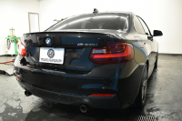 BMW 2シリーズ M235i 直6ﾀｰﾎﾞ 326馬力 ﾋｰﾀｰ付赤革 ﾀｯﾁﾊﾟｯﾄﾞ式iﾄﾞﾗｲﾌﾞHDDﾅﾋﾞ Bｶﾒﾗ ﾘｱPDC  ｱﾀﾞﾌﾟﾃｨﾌﾞMｻｽﾍﾟﾝｼｮﾝ 大型ﾌﾞﾚｰｷｼｽﾃﾑ 18AW 車線逸脱&歩行者警告 衝突軽減ﾌﾞﾚｰｷ 2年保証