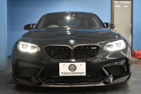 BMW Mシリーズ M2 ｺﾝﾍﾟﾃｨｼｮﾝ MDCT 7速DCT LCI後期 型式変更後ﾓﾃﾞﾙ KW車高調 MﾊﾟﾌｫｰﾏﾝｽFﾘｯﾌﾟｽﾎﾟｲﾗｰ ﾍｷｻｺﾞﾅﾙLEDﾍｯﾄﾞﾗｲﾄ&ﾃｰﾙ ﾋｰﾀｰ付黒革 ﾀｯﾁﾊﾟﾈﾙHDDﾅﾋﾞBｶﾒﾗ 19AW 車線逸脱&歩行者警告 衝突軽減ﾌﾞﾚｰｷ ｶｰﾎﾞﾝｲﾝﾃﾘｱ Mｼｰﾄﾍﾞﾙﾄ  2年保証