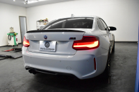 BMW Mシリーズ M2 ｺﾝﾍﾟﾃｨｼｮﾝ MDCT 7速DCT LCI後期 ｺﾝﾍﾟﾃｨｼｮﾝ専用410馬力ｴﾝｼﾞﾝ ﾍｷｻｺﾞﾅﾙLEDﾍｯﾄﾞﾗｲﾄ&ﾃｰﾙ ﾋｰﾀｰ付黒革 harman/kardon ﾀｯﾁﾊﾟﾈﾙHDDﾅﾋﾞBｶﾒﾗ 19AW 車線逸脱&歩行者警告 衝突軽減ﾌﾞﾚｰｷ ｶｰﾎﾞﾝｲﾝﾃﾘｱ Mｼｰﾄﾍﾞﾙﾄ  2年保証